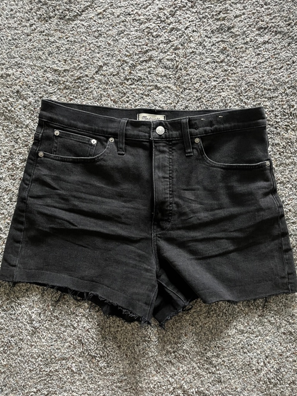 Madewell 3” high rise denim shorts